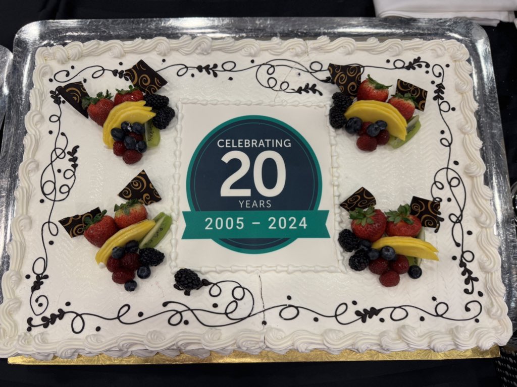 Did somebody say cake? Join us in the poster hall at 11:30 to celebrate 20 years of advancing science & transforming pt care! 🎂🍰 #GU24