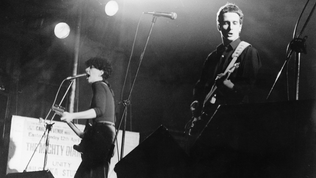 ...and here are some photos of Au Pairs taken by myself (left), Mick @MightyMighty_ (top) and @dave_barnard (bottom) at various Birmingham venues in the early 1980s. Always so good live