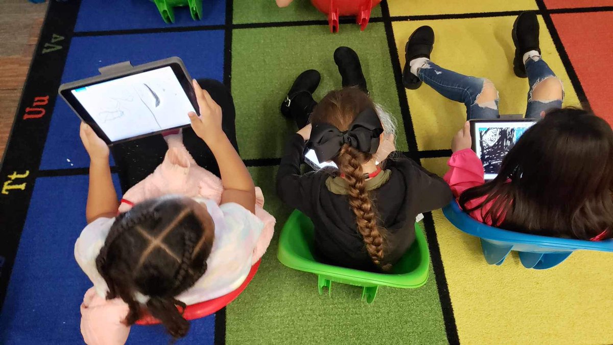 FirstGrade2024's tweet photo. “Nearpod Days are the Best”- the Mouseketeers got to show what they know on Nearpod while in STEAM this week https://t.co/QAnCZhUDLo