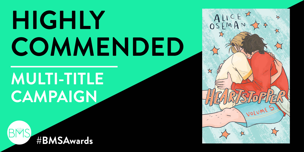 Book Marketing Society (@bmsoc) on Twitter photo Well done to @krissihill <a href="/_alexhaywood/">Alex Haywood</a> for a Highly Commended in the Multi Title category with their meticulously executed campaign for the #Heartstopper series <a href="/HachetteKids/">Hachette Children's Group</a> #BMSAwards Well done to @krissihill <a href="/_alexhaywood/">Alex Haywood</a> for a Highly Commended in the Multi Title category with their meticulously executed campaign for the #Heartstopper series <a href="/HachetteKids/">Hachette Children's Group</a> #BMSAwards