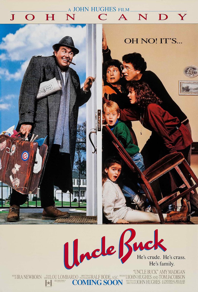 Our second feature this week is the 1989 film Uncle Buck! The episode this week will be delayed, but we will get it to you as soon as possible. 

#unclebuck #johncandy #johnhughes #podcast #moviepodcast #twodudesonedoublefeature