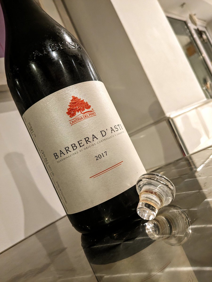 Would anyone else be surprised to find a Piedmont bottle under Vinolok? Surprised the DOCG permit it... I believe Barolo and Barbaresco mandate cork closures. 

I've always enjoyed the buffed Barbarescos from Pino. First time tasting their Barbera.