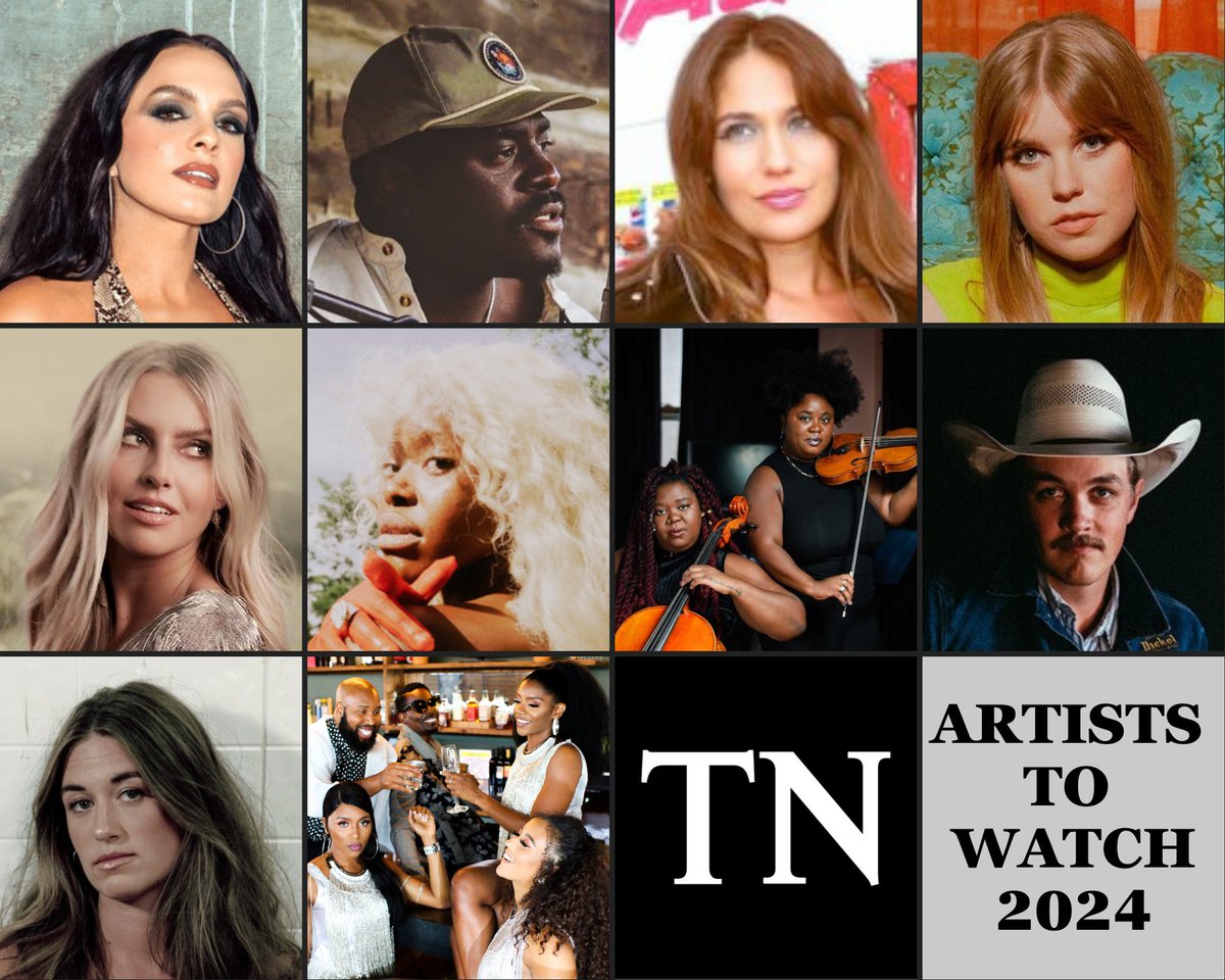 For the <a href="/Tennessean/">Tennessean</a>, I highlighted ten breaking &amp; intriguing Nashville "Artists to Know" for 2024.

<a href="/ReneeBlairMusic/">Renee Blair</a>
Kashus Culpepper
<a href="/LolaKirke/">Lola Kirke</a>
<a href="/MegMcRee/">Meg McRee</a>
<a href="/catieofferman/">Catie Offerman</a>
Crystal Rose
SistaStrings
<a href="/Zachtopmusic/">Zach Top</a>
<a href="/laur_watkins/">Lauren Watkins</a>
<a href="/LouisYorkMusic/">Louis York</a>
<a href="/TheShindellas/">The Shindellas</a>

tennessean.com/story/entertai…