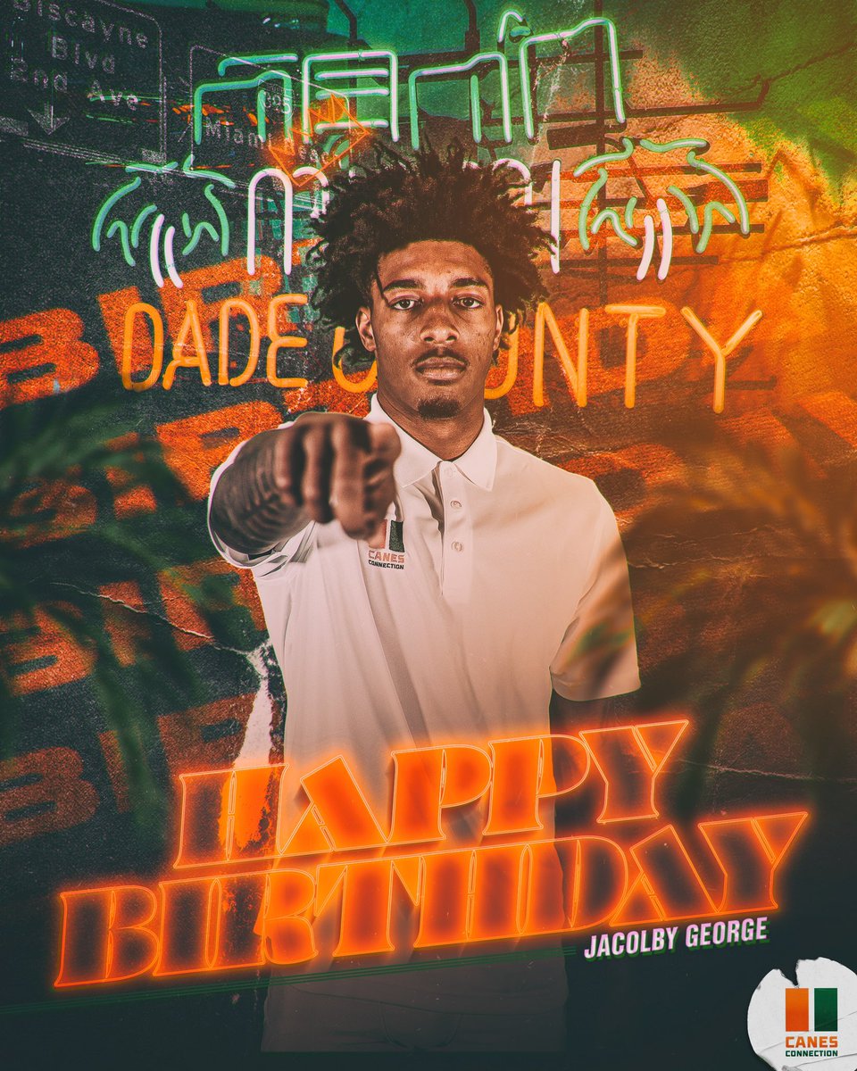 Happy Birthday, Jacolby George! 🎉 

Help us wish our Canes Connection Family a happy birthday below ⬇️

<a href="/Jaco1byg/">Jacolby George</a> 🤝
