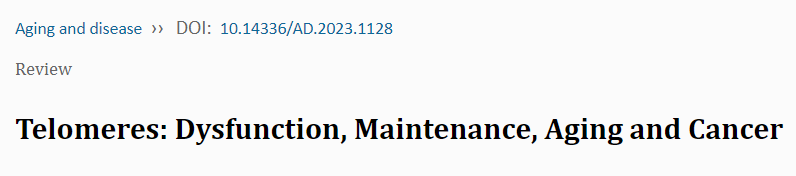 agingdoc1's tweet image. Telomeres: Dysfunction, Maintenance, Aging and Cancer

aginganddisease.org/EN/10.14336/AD…