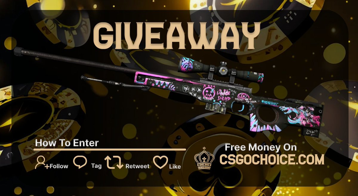 CSGOChoicecom's tweet photo. 👑*REMINDER CS2 GIVEAWAY* 👑   

AWP | Fever Dream (FT) $8*  

✅Follow @csgochoicecom
✅Tag 1 friend
✅Like &amp; retweet this post

🏆*Giveaway ends in 24hours*🏆

#CS2Giveaway #CS2 #Giveaways #CS2 https://t.co/fqq93ooaES