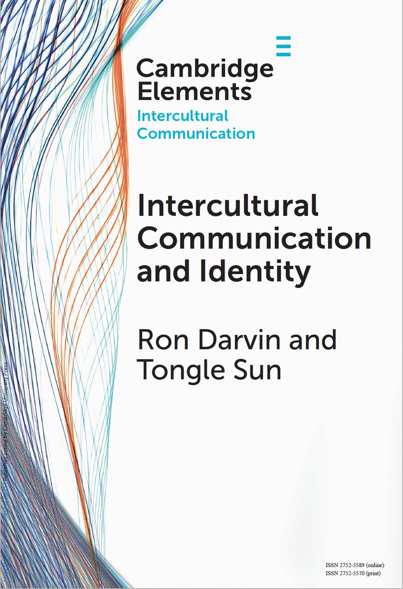 Pleased to share that my Cambridge Element on intercultural communication and identity, co-authored with Tongle Sun, is now out and free to download until February 6 <a href="/UBC_LLED/">LLED</a>  cambridge.org/core/elements/…