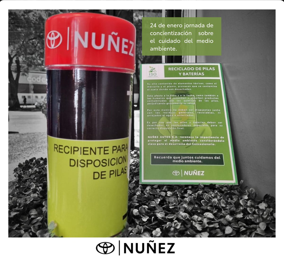 En el día de ayer, 24 de enero, iniciamos una jornada interna de concientización sobre el cuidado del medio ambiente y la compartimos con los clientes que se encontraban presentes en la sala de espera.

Agradecemos a todos por involucrarse.