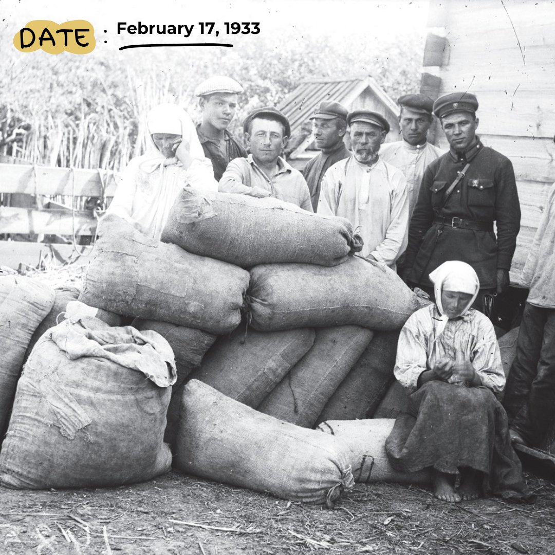 This Day In History:
The persecution against Ukrainian intellectuals, the tragic suicide of Skrypnyk, and the withholding of grain reserves from peasants led to an unprecedented famine, resulting in the tragic deaths of 7,000,000 people. #Holodomor