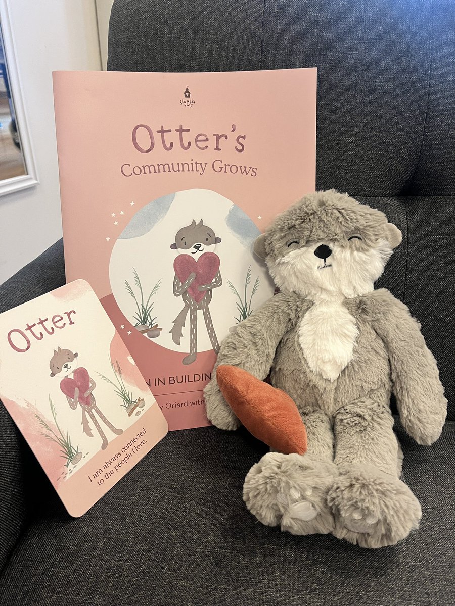 We welcomed our new friend Otter! He will be hanging out with students who show exceptional caring and work to create community! <a href="/slumberkins/">Slumberkins</a>
