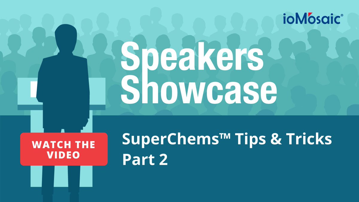 ioMosaic's tweet image. Watch this PStv® video with Safety and Risk Management Consultant Jay Lin for ways to optimize your productivity in SuperChems™. See how to check for phase change (condensation or vaporization) and more. bit.ly/4943WXt
#reliefdesign #processsafetysoftware