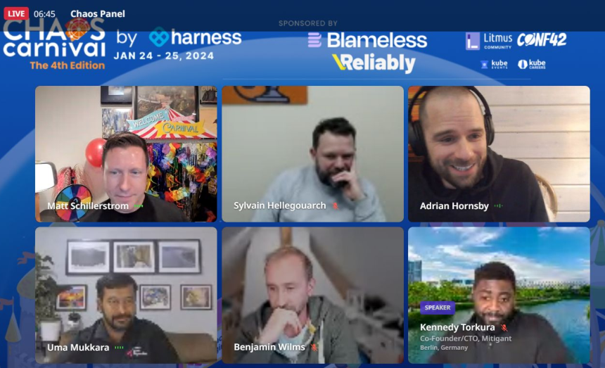 philpauleo's tweet image. If you have questions or opinions about the state of #chaosengineering, the Chaos Panel at #Chaoscarnival2024 is THE session to check out. This is when five leaders in the space (moderated by @SchillyVanilly) share their thoughts. 

#resilience #testing #AI #chaoscarnival24