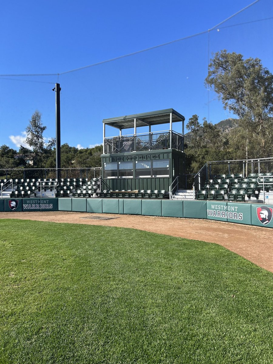 We are officially 7 days away from the start of the 2024 Westmont Warriors baseball season. New era, new conference, new bleachers. See you @ Russ Carr field on Thursday, 2/1 @ 2pm. #justgettingstarted