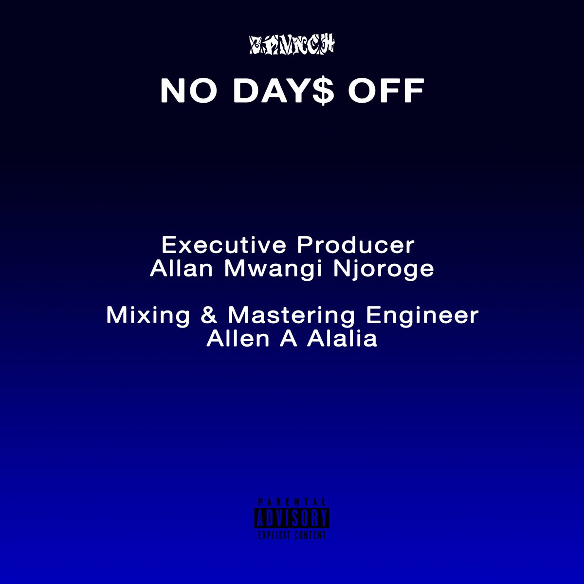 3PVNCH_'s tweet photo. Special thanks to the  guys who worked with me on this project. NO DAY$ OFF out at Midnight😈 on all platforms https://t.co/FVy6rKYfZF