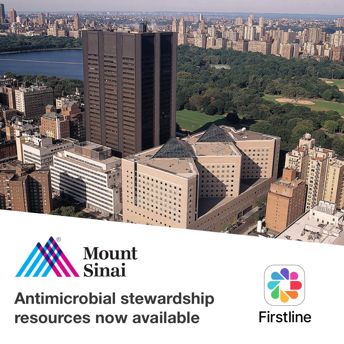 Firstline's tweet photo. 📈Congratulations @MountSinaiNYC for launching  antimicrobial stewardship guidance on Firstline this week and already having 400 users!  

Explore their guidelines here: https://t.co/689W0R7fOz https://t.co/E7BroFhpg4
