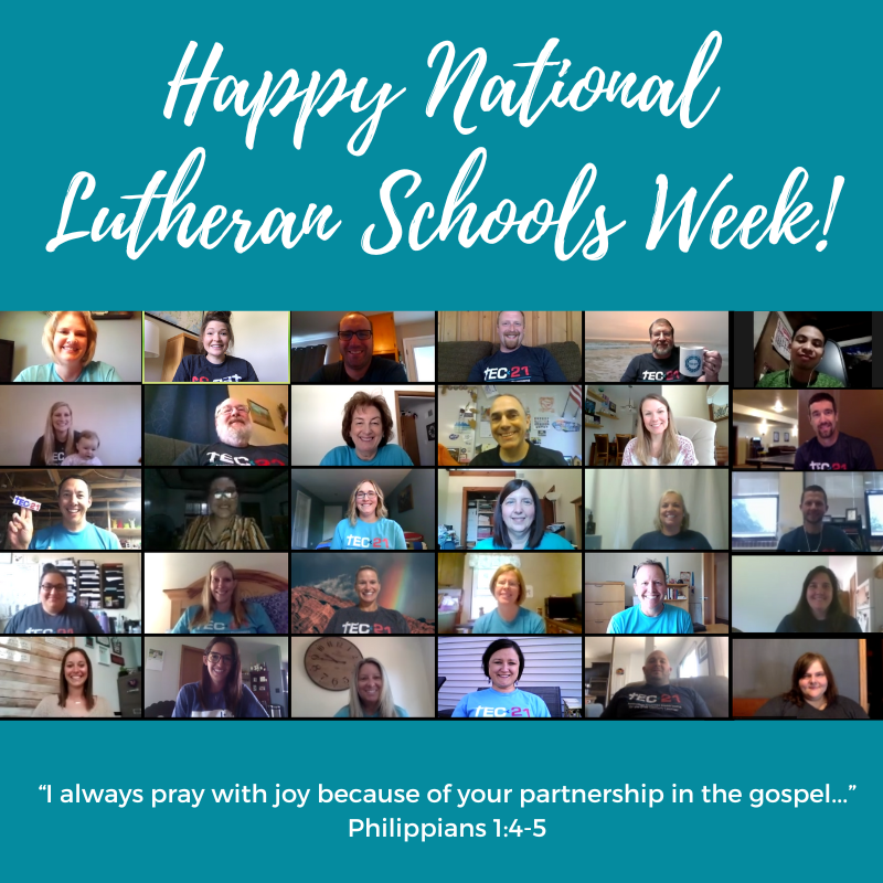 Happy NLSW! This year's theme, “Connected,” draws inspiration from John 15:5: “I am the vine; you are the branches.” What a blessing it is to be united in Christ and in mission! #nlsw #connected #nslw24 #luthed #schoolministry #lcms #cune #tec21lcms
