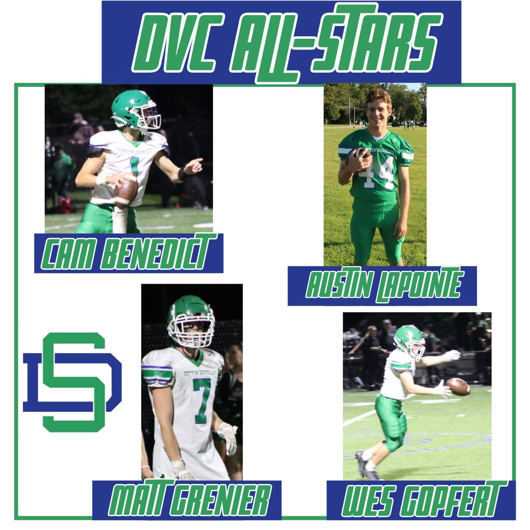 SuttonFootball's tweet photo. Congrats to our Division 8 Cmass and DVC allstars. 
#bethetradition https://t.co/3cxTwZg9fi