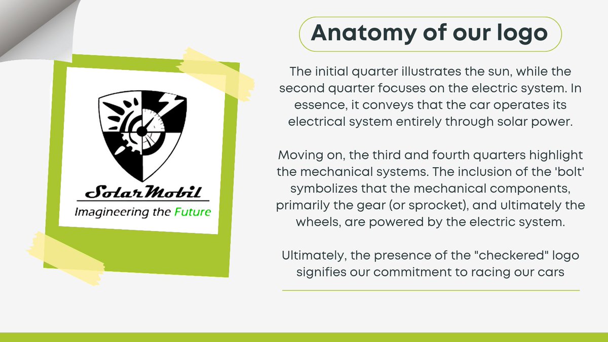 TeamSolarmobil's tweet photo. ⏰Flashback to the past: Our esteemed alumni left an incredible mark by designing our logo. It reflects their creativity and dedication. 🌟
#AlumniLegacy #Solarmobil #manipal #ElectricVehicles https://t.co/9iIrmkFPEp