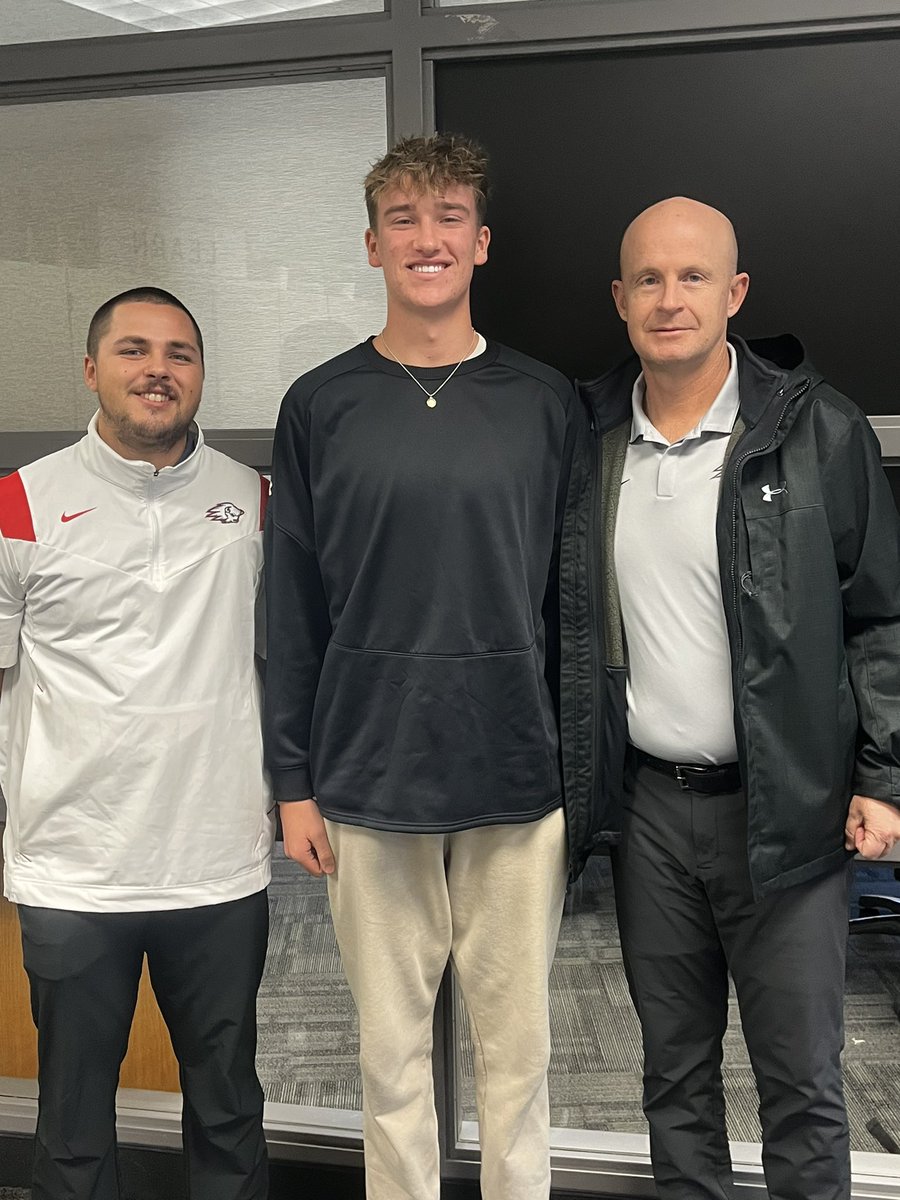 After a great visit with @Coach_GStevens and @TaylorKolste, I’m grateful to receive a PWO at @UtahTechFB. Love how @CoachL_Anderson has changed the recruiting (Utah athletes), and the program he is building down in St. George! @AlphaRecruits15 @LPKnightsFB