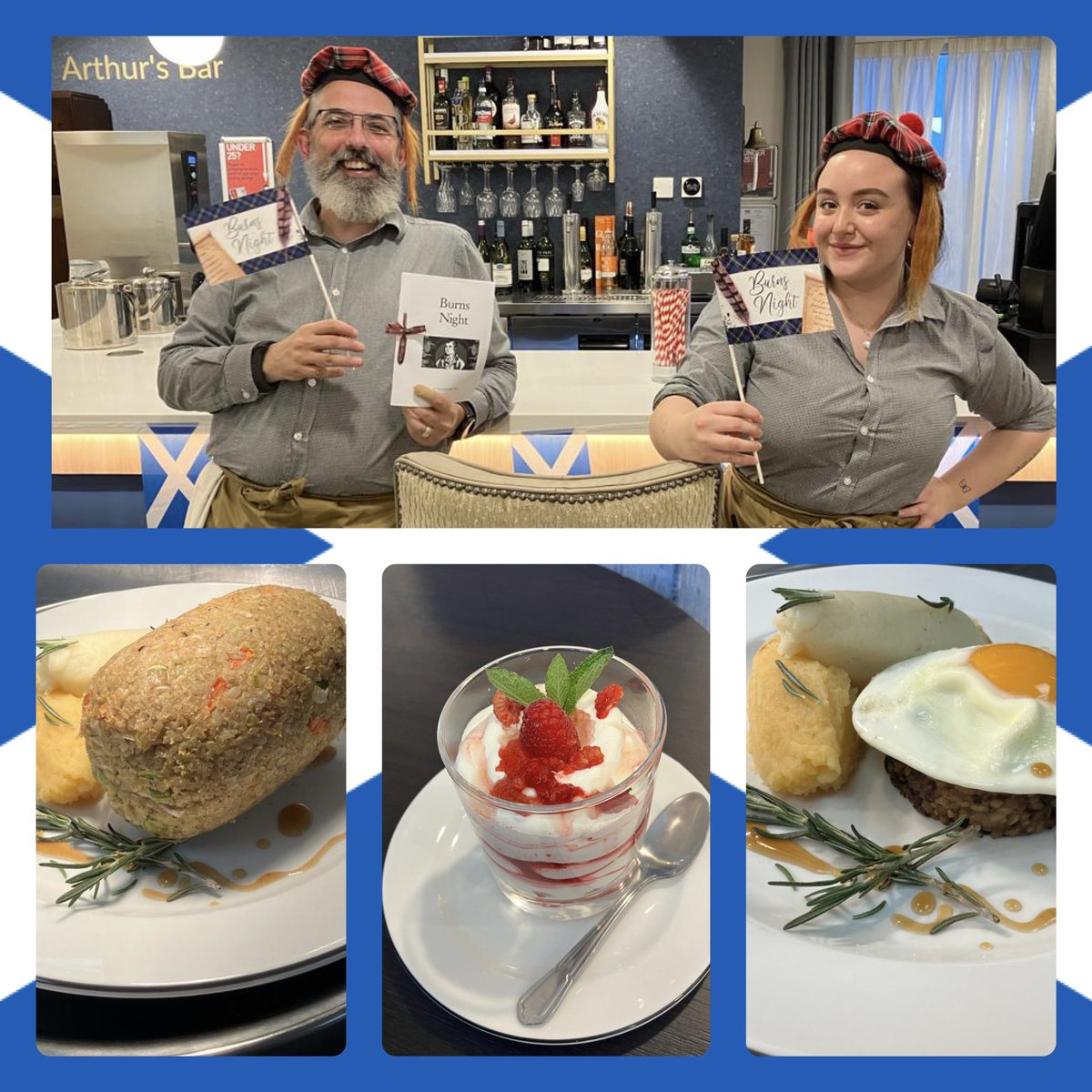 Burns Night 🌚 🏴󠁧󠁢󠁳󠁣󠁴󠁿🏴󠁧󠁢󠁳󠁣󠁴󠁿🏴󠁧󠁢󠁳󠁣󠁴󠁿 at <a href="/BlindVeterans/">Blind Veterans UK</a> Rustington celebration with traditional Scottish cuisine for member dinner. Well done, Elizabeth and the team 👩‍🍳👨‍🍳👩‍🍳👨‍🍳
@Thomas_Franks_