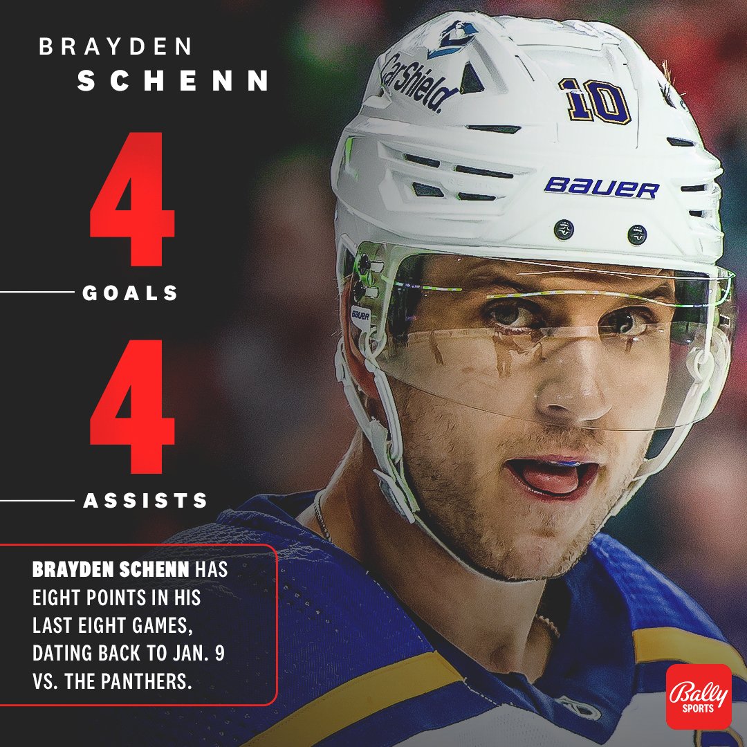 FanDuelSN_MW's tweet image. Brayden Schenn has been especially impressive over the last two nights, but really, the #stlblues' captain has looked Schenn-sational for a while now.