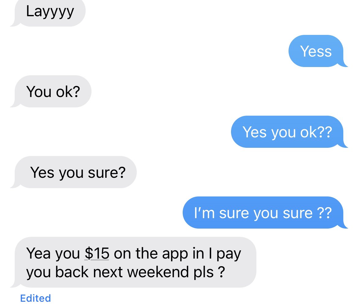 dboyyonnna's tweet image. Waaaaa I thought smb cared about me for a sec 😂