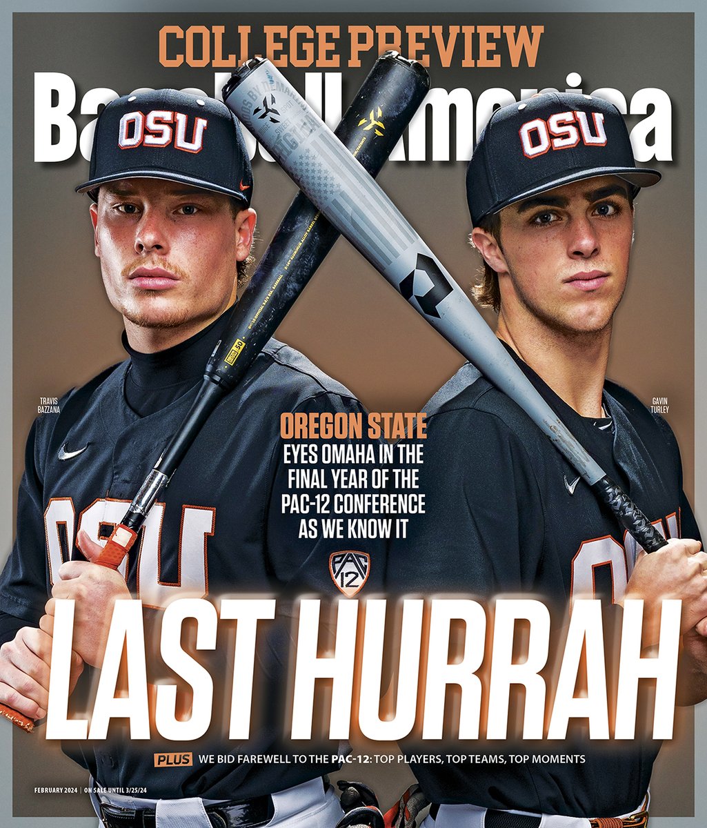 Our college preview is HERE @BeaverBaseball enters 2024 with the ingredients to return to the #CWS in the last year of the Pac-12 as we know it 👀 We dive deep into future of the sport, the top 25 teams in the country, plus players who could shape a huge year for the sport