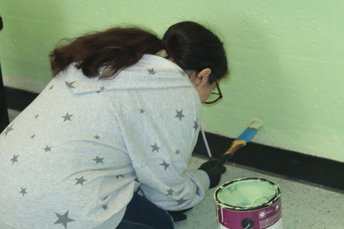 BarryCCSI's tweet photo. @BarryUniversity celebrated the life and legacy of Dr. Martin Luther King, Jr. during the week of his 95th birthday, with a day of service at Van E. Blanton Elementary School (@Van EBlanton). Photos: Heather Johnson Desiral &amp; Rosean Wayne--@BarryCCSI. https://t.co/YZ0JoHwI4O