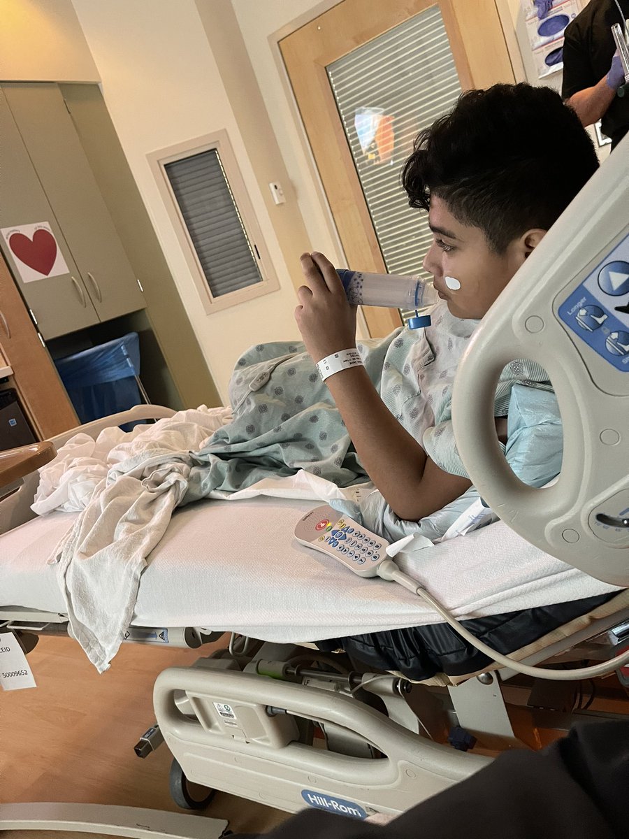 BakToAlvin's tweet photo. Hey @TyreseMaxey my son was supposed to go to his first ever NBA game tonight &amp; was looking forward to watching you &amp; the 76ers play live tonight. He got hit with a bad asthma attack last night and won’t make it. Would it be to much to ask for a shout out to my little Deyvid 🥹🙏🏼 https://t.co/YqAbZGBeak