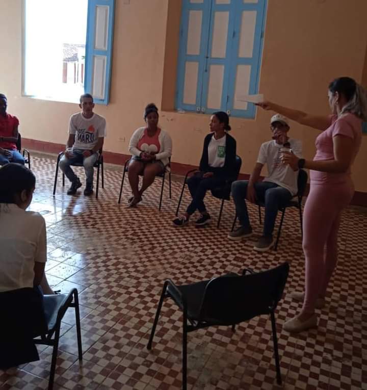 gpppmatanzas's tweet photo. #SumateANosotros como parte de la celebraciones por el #35MJM se realizó en el Museo Municipal el club juvenil "Encarnación" con la presencia del Comité Provincial de la UJC en Matanzas. #LimonarEnVictoria #CreaTuFelicidad #UnaMejorJuventud #MatancerosEnVictoria #Matanzas https://t.co/G0NOgoHr3X