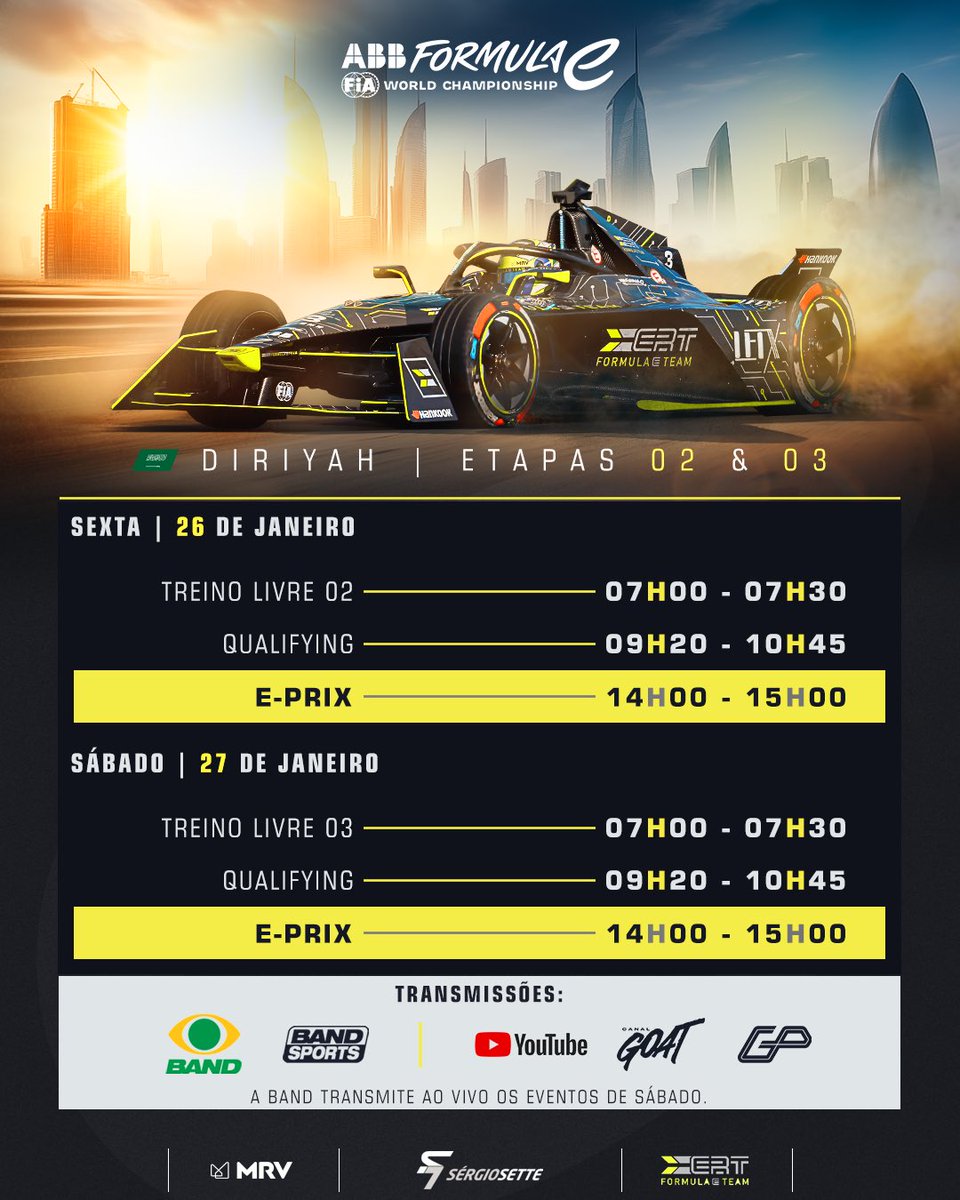 Fiquem ligados... Nesta sexta-feira já tem corrida! 👊🏼 👊🏼 #fiaformulae #ertformulaeteam