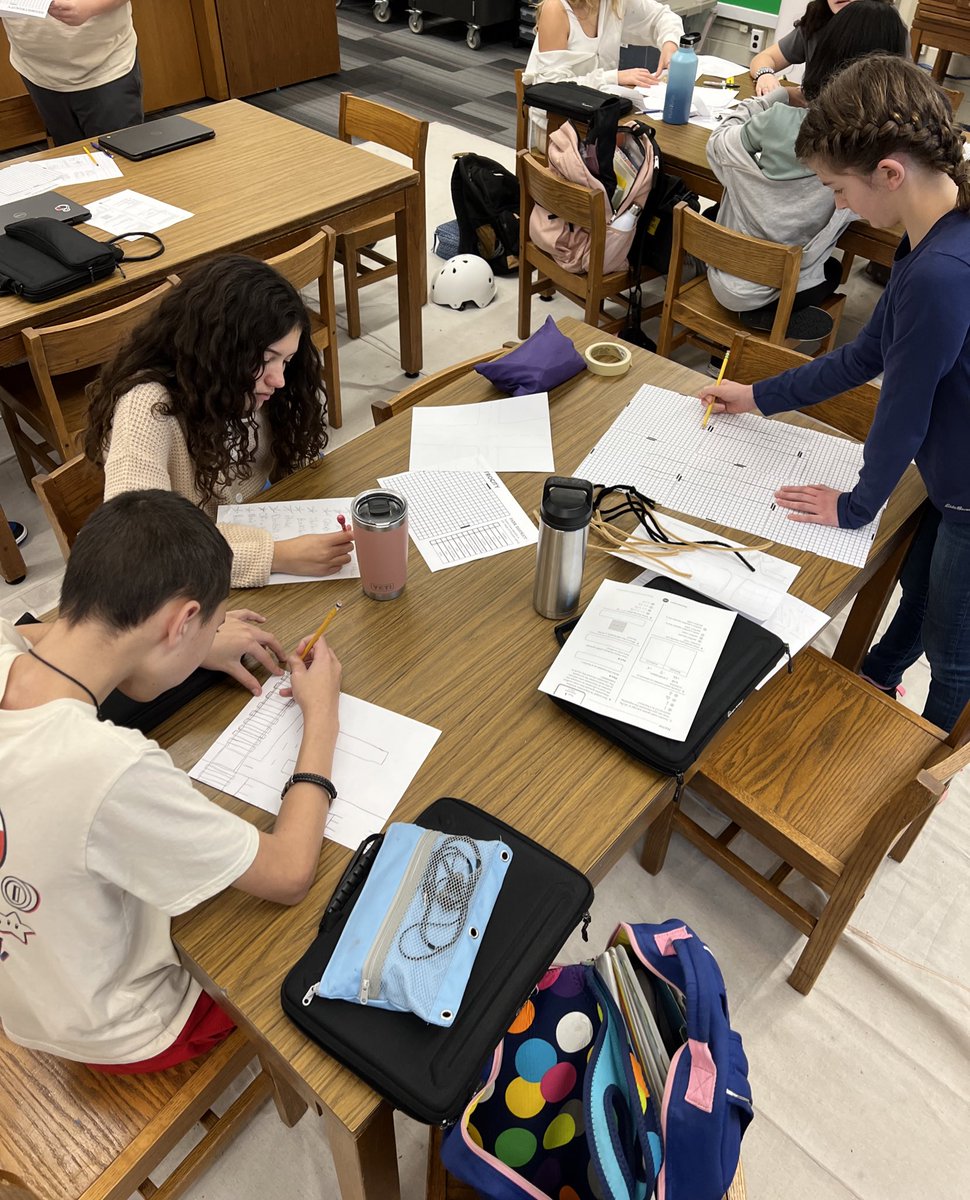 7th graders are becoming architects by creating a blue print for a Geometric City. <a href="/FSDVikings/">Farmingdale School</a> <a href="/amandavitalee/">Mrs. Ruggiero</a>