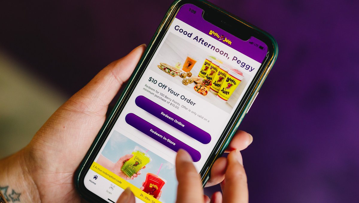 boosterjuice's tweet photo. Download. Sign Up. Save! 💛🤩💜
#BoosterRewardsApp https://t.co/WhI1YfX8Rw