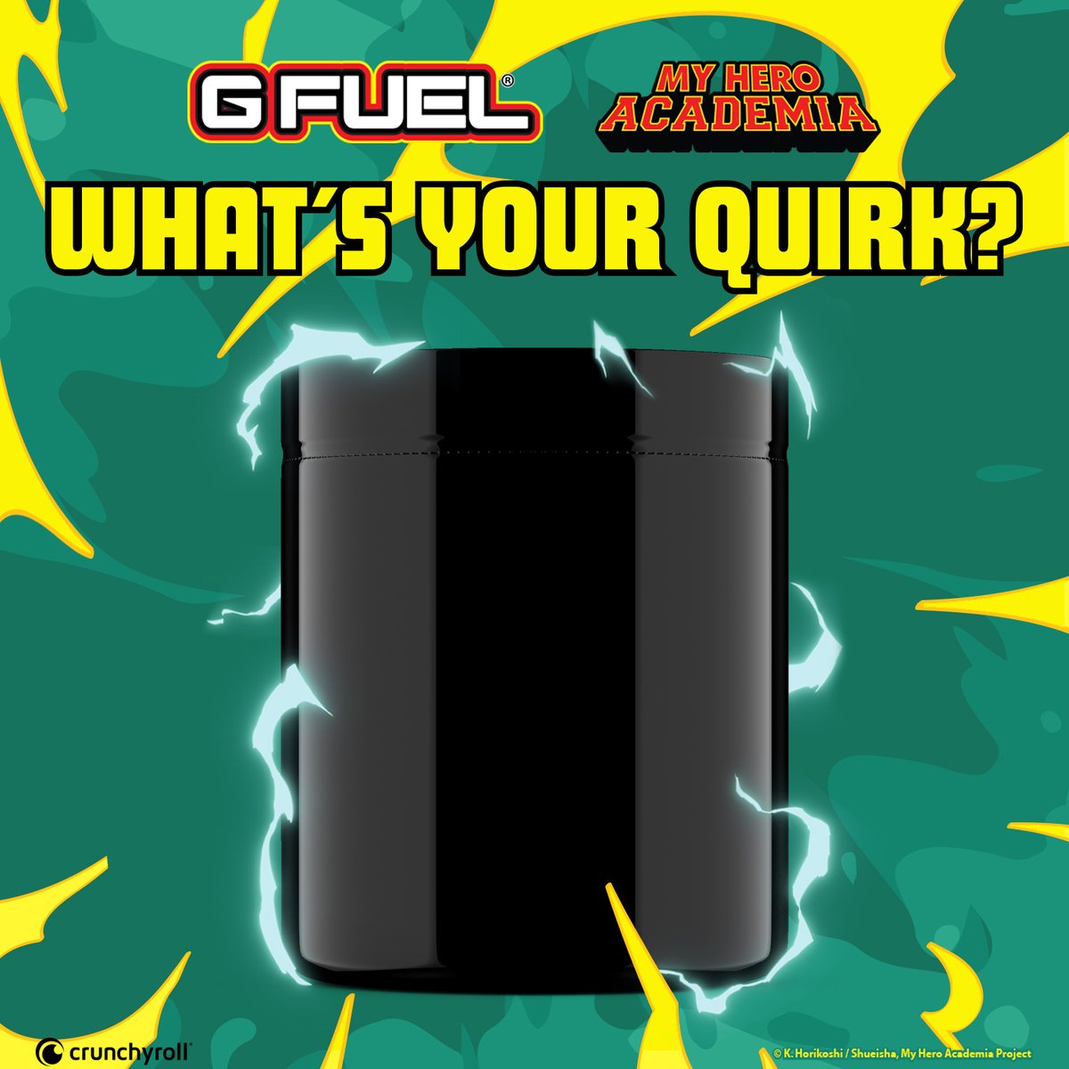 GFuelEnergy's tweet photo. ❗COMING SOON...@MHAOfficial 👀 

💥 #MyHeroAcademia x #GFUEL ⚡️ https://t.co/RPog8NrHlz