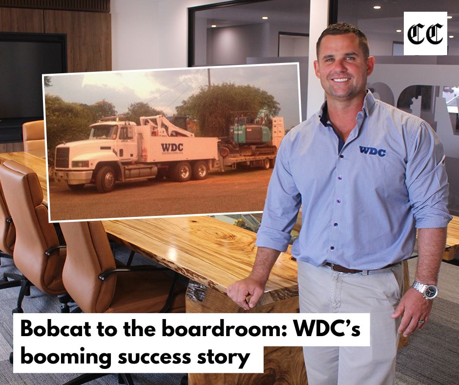 In just over ten years WDC has grown from a 3-man, 2-vehicle operation to become the Surat Basin's go-to civil construction and earthworks provider, employing 132 workers and last year turning over $50 million. It's a pretty remarkable story: bit.ly/496zgEX