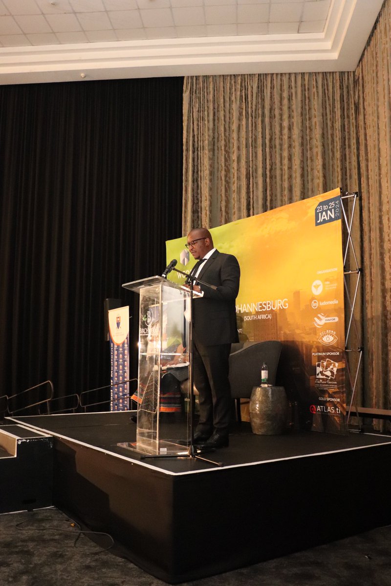 EducationGP1's tweet photo. [IN PICTURES]

“As Educators, we cannot treat every child the same. We urge Researchers present at the 8th World Conference on Qualitative Research to determine how we can deal with the individualistic needs of our learners efficiently.” #MatomeChiloane #WCQR https://t.co/IDOCYpij8p