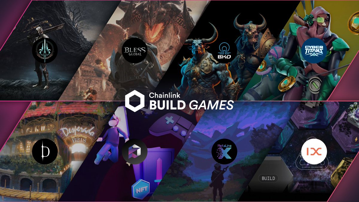 Eight #Chainlink BUILD games to keep your eye on in 2024—with some playable right now. 

Gamers, let’s dive in 🧵⬇️