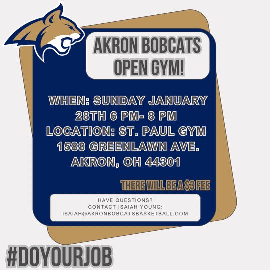 Grades 4-6 &amp; 7th grade CYO players are welcome to come to open gym this Sunday. 
#DoYourJob