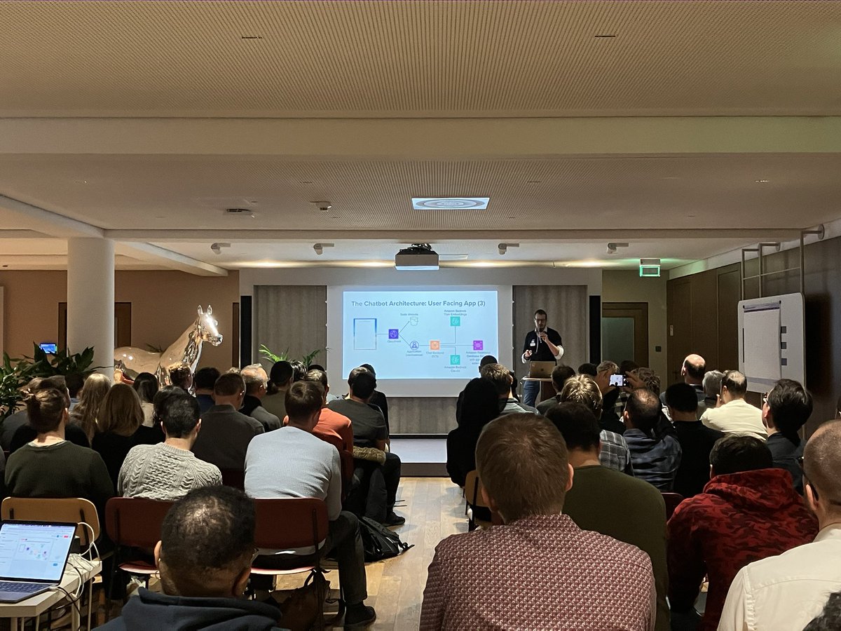 ITKnowledgeBnk's tweet image. Last week we visited an excellent event from AWS User Group Munich and enjoyed good talks and the nice event space at @netlight . 

Thank you all for the great organisation!

#AWS #Munich #Munich #Netlight #itknowledgebank #netlightconsulting