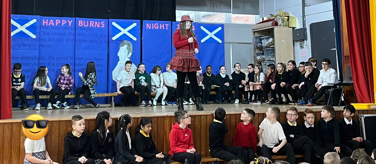 EastbankPri's tweet photo. Happy Burns Night from P5 and P6/5! We were given a real treat this morning with a celebration of all things Burns and Scotland. We had singing, dancing, poems, facts and Scots language. It was fantastic. 🏴󠁧󠁢󠁳󠁣󠁴󠁿 #BurnsNight2024 #EastbankPrimary https://t.co/F1FENfyfhV