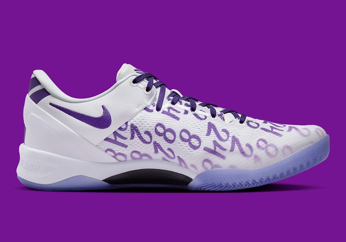 kobe purple white