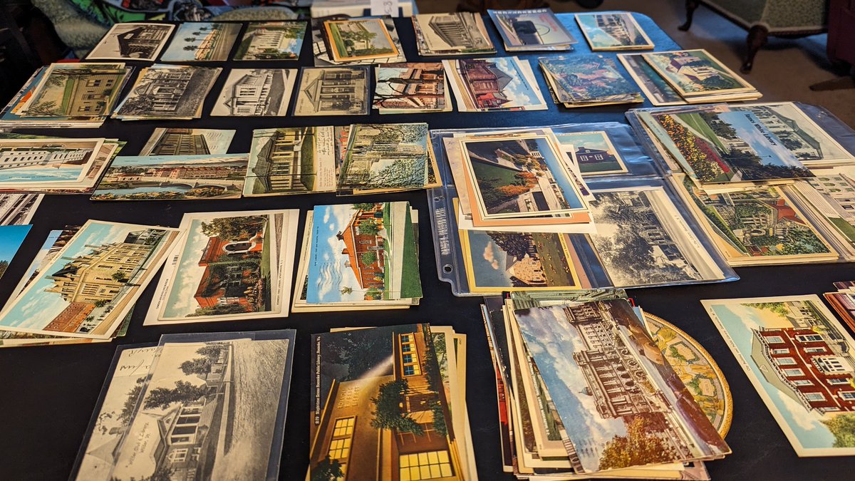 Spending a leisurely day sorting my postcards for my upcoming Member Spotlight moment at the next #AkronPostcardClub meeting. #collectingtakestime #lostinthepast #ThrowbackThursday <a href="/IHSCulture/">Institute for Human Science and Culture</a>