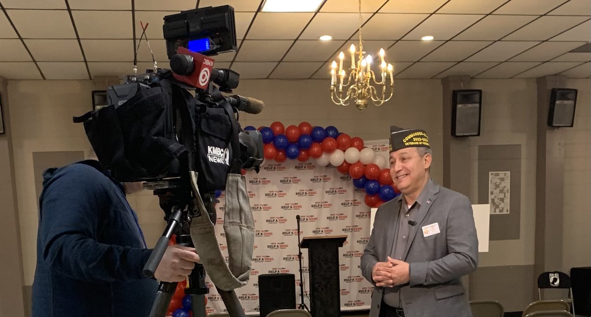 VFWHQ's tweet photo. #ICYMI Yesterday’s event hosted by VFW Post 7397 was EPIC! $1.3M was generously donated by @SportClips to the VFW’s “Sport Clips Help A Hero Scholarship” program #FORVETERANS scholarships. Check out some more action from the event. https://t.co/rqECiL4za1