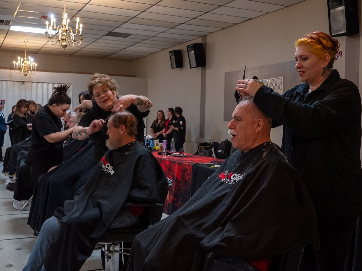 VFWHQ's tweet photo. #ICYMI Yesterday’s event hosted by VFW Post 7397 was EPIC! $1.3M was generously donated by @SportClips to the VFW’s “Sport Clips Help A Hero Scholarship” program #FORVETERANS scholarships. Check out some more action from the event. https://t.co/rqECiL4za1