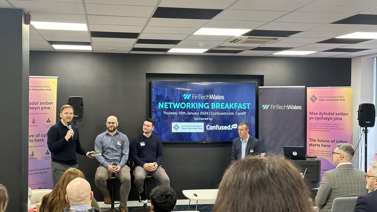 Great morning at <a href="/WalesFintech/">FinTech Wales</a> Networking Breakfast this morning - looking forward to the next one already! 

<a href="/BlakeMorganLLP/">Blake Morgan LLP</a>