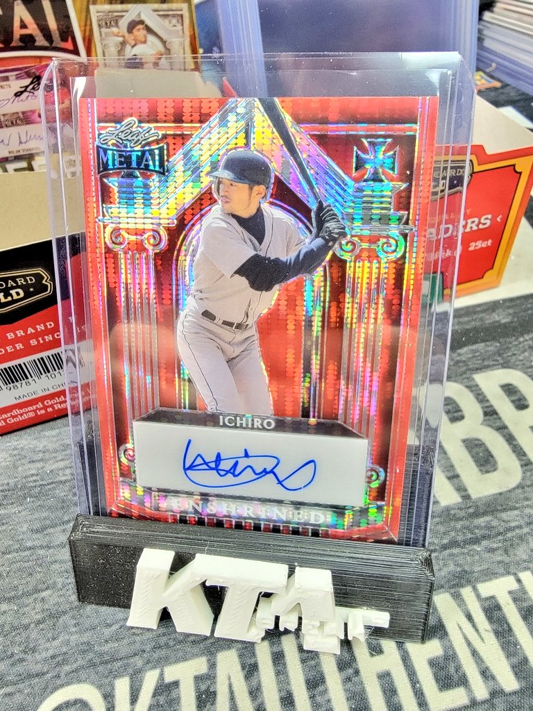KTAuthentics's tweet image. Recent Hits from @Leaf_Cards Metal Baseball #ktabreaks #LeafCards #LeafBaseball #LeafMetal #Baseball #MLB #Baseballcards #sportscards #collect #groupbreaks #casebreaks #breaks
.
.
.
Join a group break at 
ktabreaks.com
