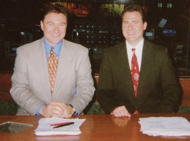 mckayWSB's tweet photo. #CNNSports was trending this week and #SportsIllustrated last. On this #TBT...here's proof that they were one in the form of CNN/SportsIllustrated on cable tv! Sharing the desk here with @TomStinar. https://t.co/UZm98314EP