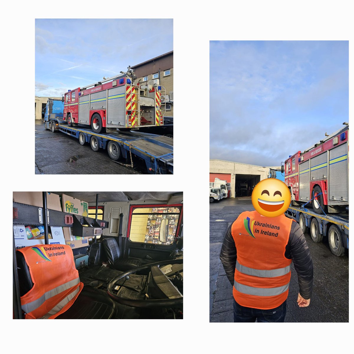 Thanks to the joint efforts of all those who wholeheartedly support Ukraine in such a difficult time - we have another extremely important donation - a FIRE ENGINE
💕 Our endless thanks to Sean Sharkey of Fire Protection Ireland from Virginia, Cavan for the FIRE ENGINE donation