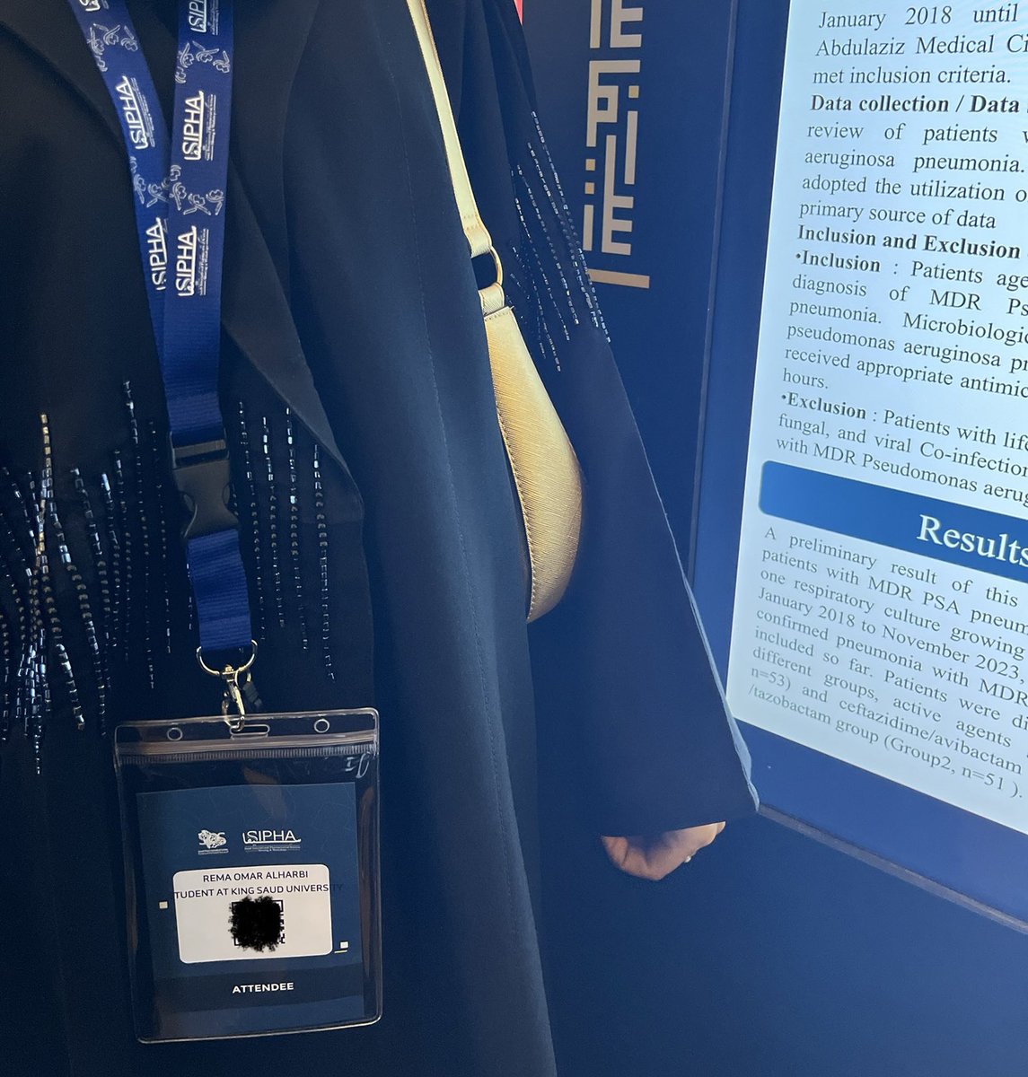 RemaAlharbi__'s tweet photo. Amazing experience at #SIPHA24 ! 💙
Honored to have our research poster accepted. https://t.co/ut8sCVr9jY