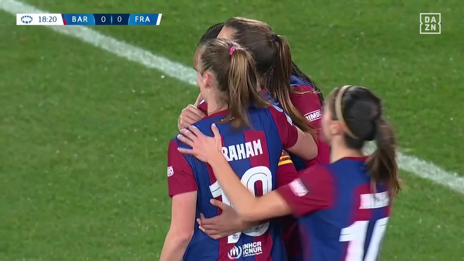 PATRIIIIIIIII!!!! Barcelona go ahead. 🔥Watch LIVE 📺  highlights on YouTube 👉  #NewDealforWomensFootball